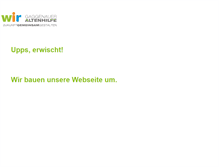 Tablet Screenshot of gaggenauer-altenhilfe.de